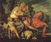 VERONESE (Paolo Caliari) Venus and Adonis oil painting artist